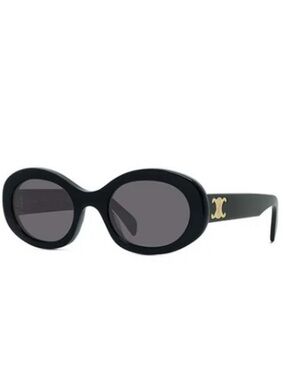 Celine Triomphe Black Oval Sunglasses Woman’s